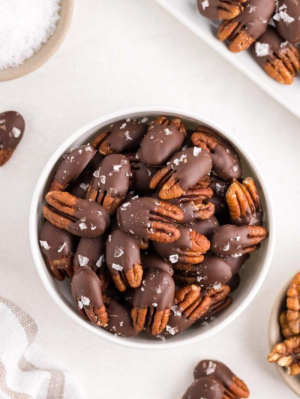Pécan caramélisée au chocolat au lait - بكان بالكراميل و الشوكولا